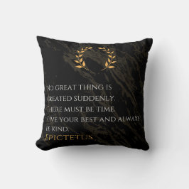 Epictetus recept for Greatness Kudde
