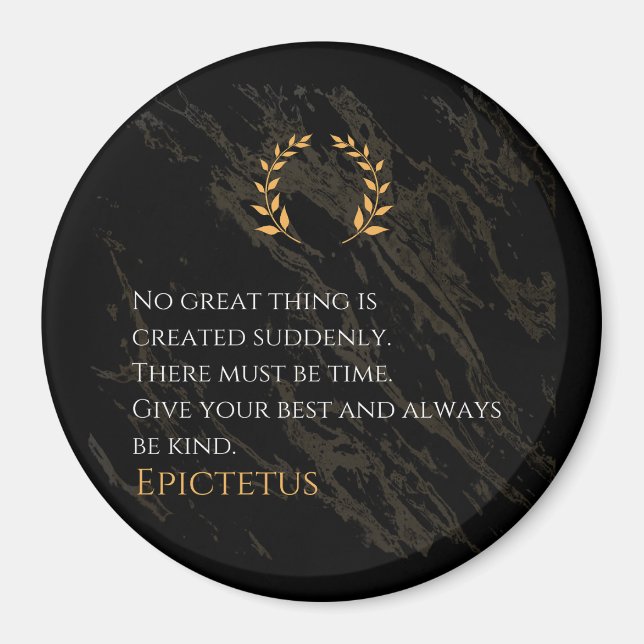 Epictetus recept for Greatness Magnet (Framsidan)