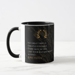 Epictetus recept for Greatness Mugg