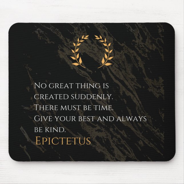 Epictetus recept for Greatness Musmatta (Framsidan)
