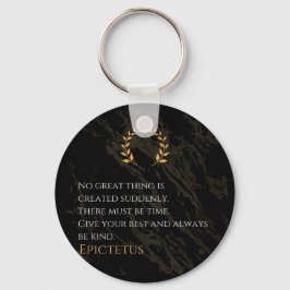 Epictetus recept for Greatness Nyckelring