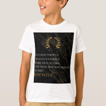 Epictetus recept for Greatness