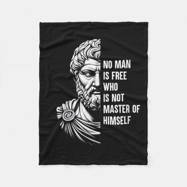 Epictetus Shirt Greic Stoic Philosopher Motivation Fleecefilt (Framsidan)