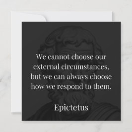 Epictetus Wisdom: Empowerment through Response Kort