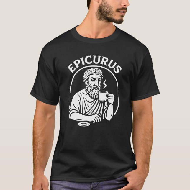 Epicurus Cup Philosophy Tee (Framsida)
