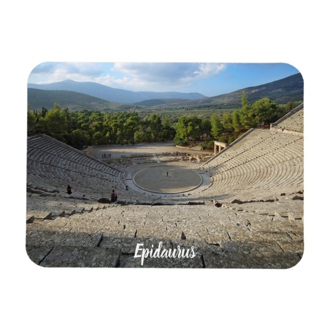 Epidaurus forntida amfitheater magnet (Horisontell)