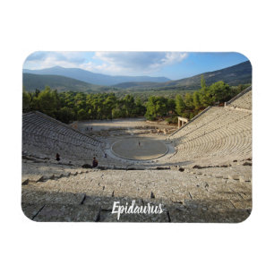 Epidaurus forntida amphitheater magnet