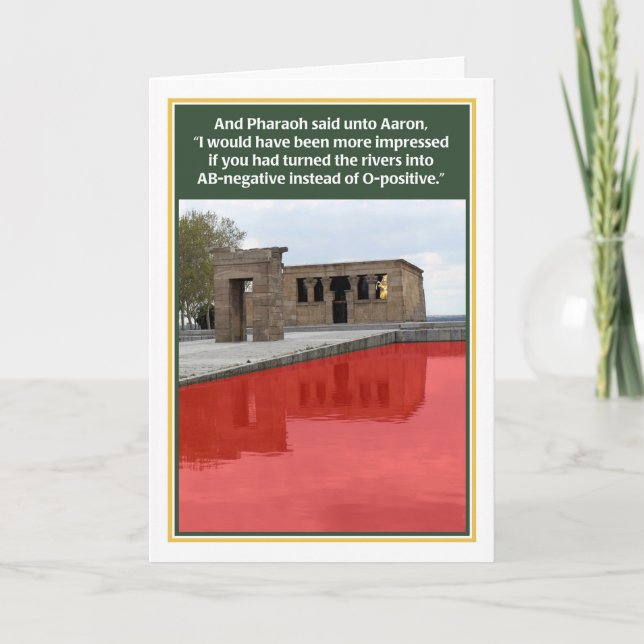 Epidemi av kortet för blodAB-negation det roliga Kort (Framsida)