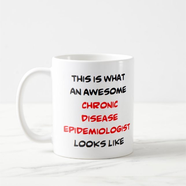 Epidemiolog för kronisk sjukdom, fantastisk kaffemugg (Vänster)
