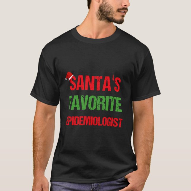 Epidemiolog Funny Pajama julklapp T Shirt (Framsida)