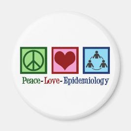 Epidemiolog Peace Kärlek-epidemiologi Magnet