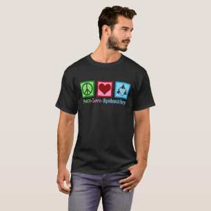 Epidemiolog Peace Kärlek Epidemiologi T Shirt