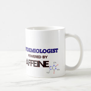 Epidemiologist som drivas av koffein kaffemugg