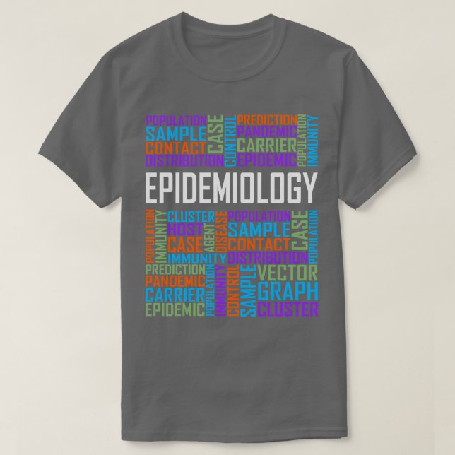 Epidemiology Ord T Shirt (Design framsida)