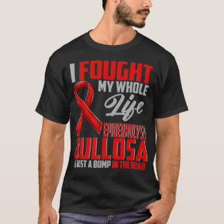 Epidermolysis Bullosa Awareness EB Related Red Rib T Shirt