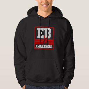 Epidermolysis Bullosa Butterfly Children Eb Warrio Hoodie