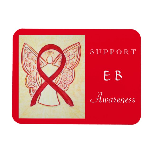 Epidermolysis Bullosa (EB) Awareness Ribbon Magnet (Horisontell)
