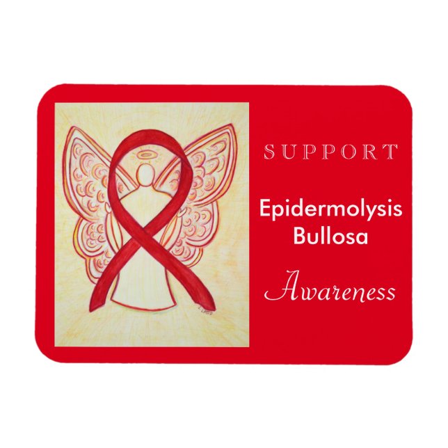 Epidermolysis Bullosa (EB) Awareness Ribbon Magnet (Horisontell)