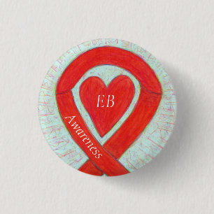 Epidermolysis Bullosa (EB) Awareness Ribbon Stift Knapp