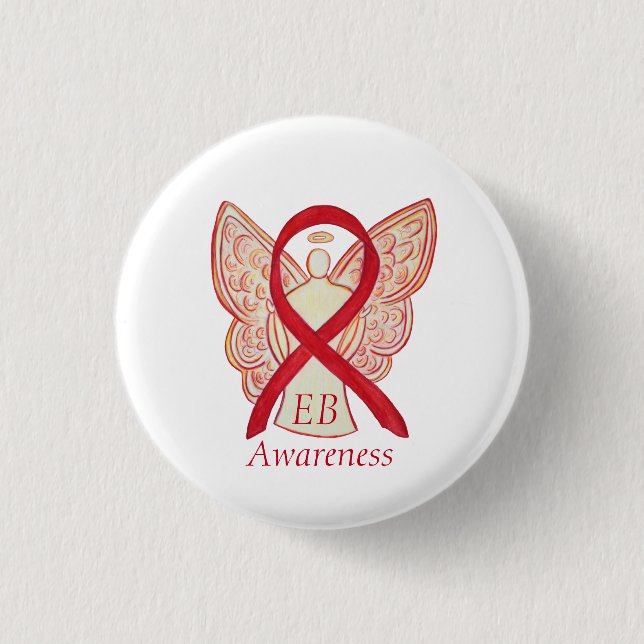 Epidermolysis Bullosa (EB) Awareness Ribbon Stift Knapp (Framsida)