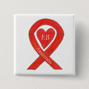 Epidermolysis Bullosa (EB) Awareness Ribbon Stift Knapp