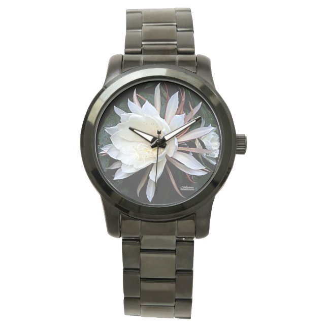 Epifyt Kaktus Blomma Armbandsur (Framsida)