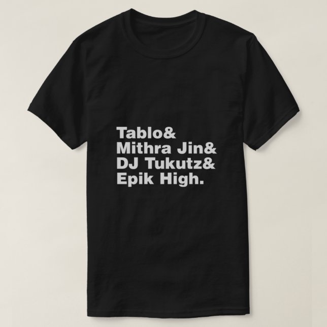 Epik High Essential T Shirt (Design framsida)