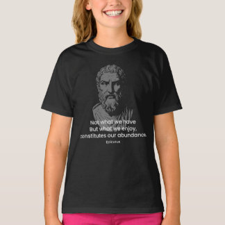 Epikuros citat t shirt