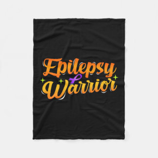 Epilepsi Awareness Care Usa Epileptic Warrior Surv Fleecefilt