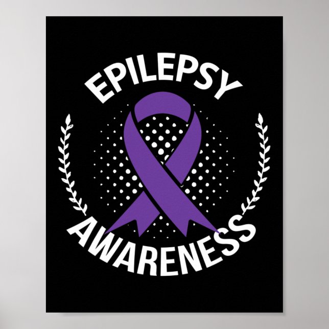 Epilepsi Awareness Day Rainbow Seizures Warrior Mo Poster (Framsidan)
