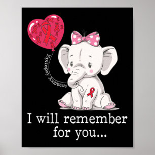 Epilepsi Awareness Elephant Poster