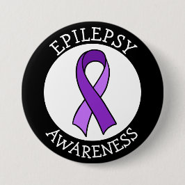 Epilepsi Awareness Ribbon Support Knapp