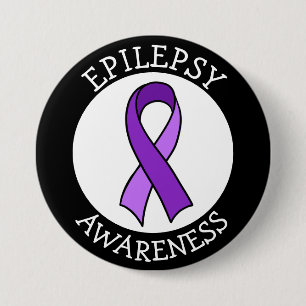 Epilepsi Awareness Ribbon Support Knapp