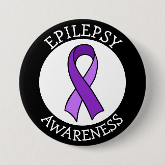 Epilepsi Awareness Ribbon Support Knapp
