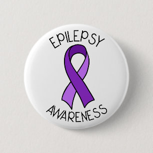 Epilepsi Awareness Ribbon Support Knapp