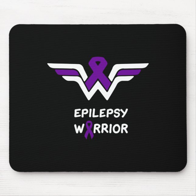 Epilepsi Awareness Warrior Support Survivor Lila Musmatta (Framsidan)