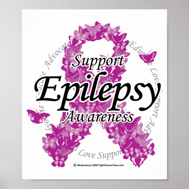 Epilepsi Band av Butterflies Poster (Framsidan)