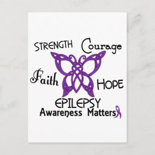 Epilepsi Celtic Butterfly 3 Vykort
