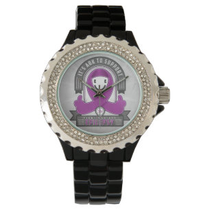 Epilepsi - det är det Retro välgörenhetbandet f Armbandsur