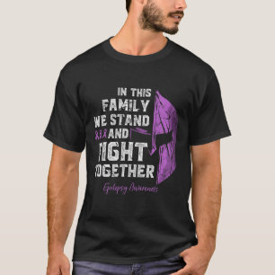 Epilepsi Familjestöd Medvetenhet Spartansk Krigare T Shirt