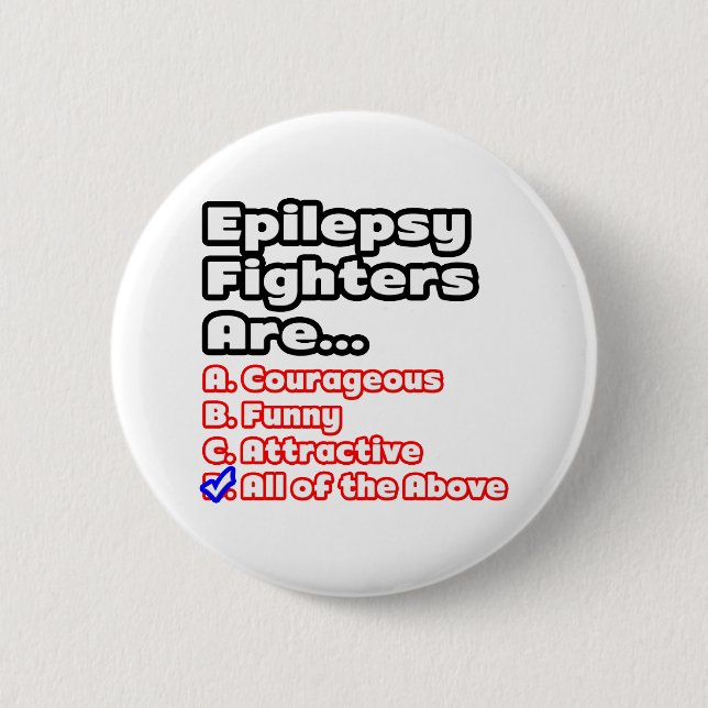 Epilepsi Fighter Quiz Knapp (Framsida)