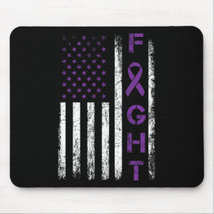 Epilepsi Fighter USA flagga - Kamp mot epilepsianv Musmatta