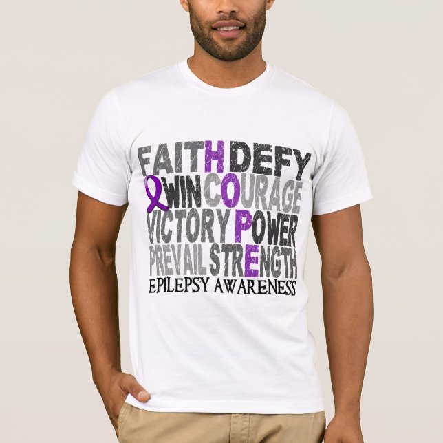 Epilepsi för hoppordCollage T Shirt (Framsida)