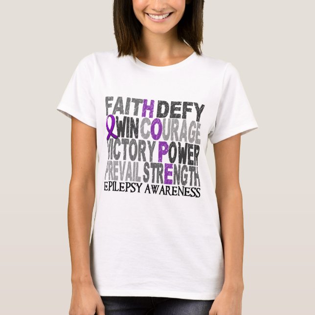 Epilepsi för hoppordCollage Tee Shirt (Framsida)