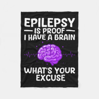 Epilepsi För Män Kvinnor Barn Epileptisk Epilepsi Fleecefilt