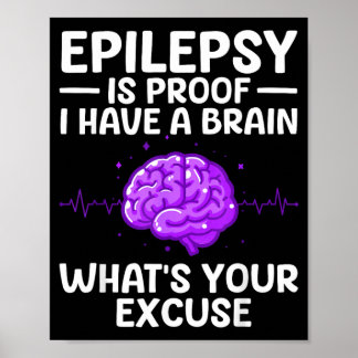 Epilepsi För Män Kvinnor Barn Epileptisk Epilepsi Poster