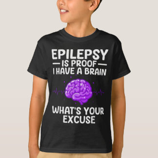 Epilepsi För Män Kvinnor Barn Epileptisk Epilepsi T Shirt