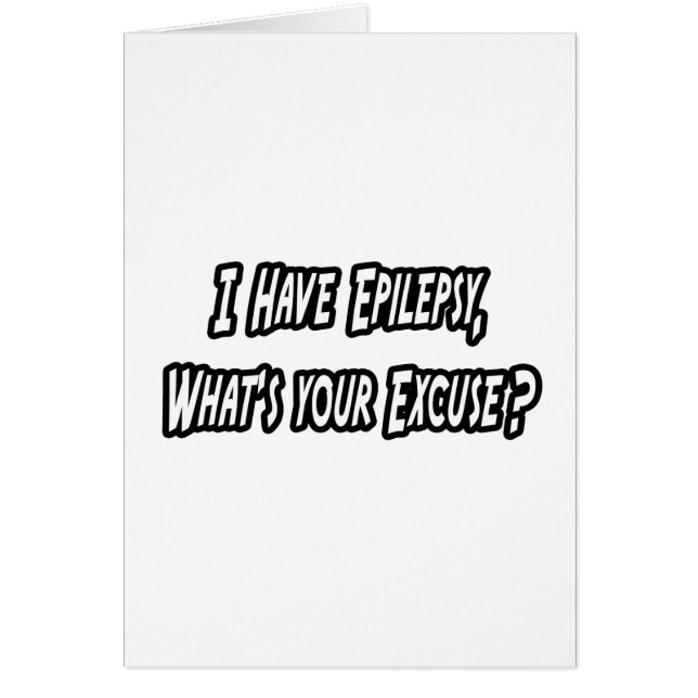 Epilepsi.. Hälsningskort (Framsidan)