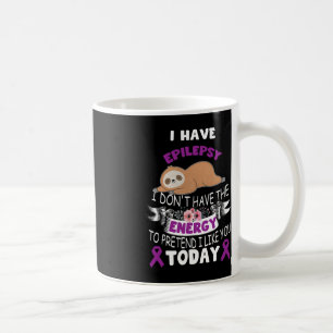 Epilepsi har inte energimedvetandet kaffemugg