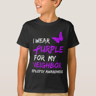 Epilepsi I Bära Lila för min grannlandsmenyflik T Shirt
